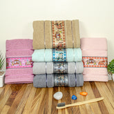 Royal Designed Rajvanshi 440 GSM Cotton Hand Towels , Set of 6